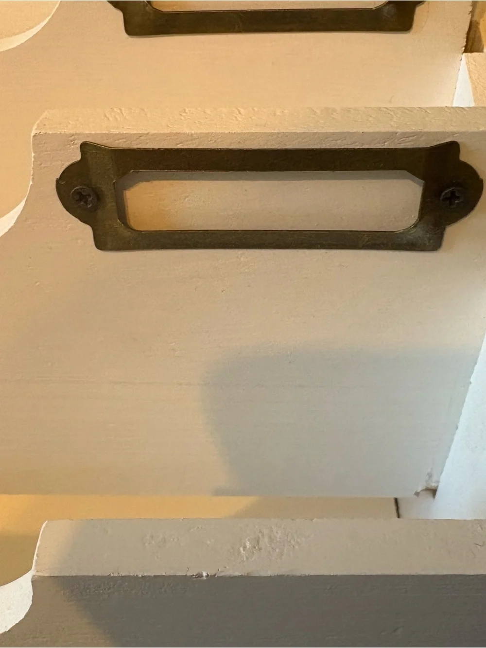 White wooden rustic mail organizer w/2 cork boards random push pins bundle